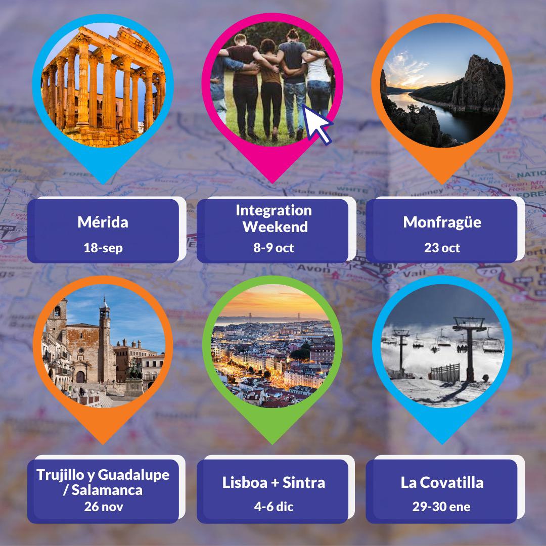 Calendario de viajes